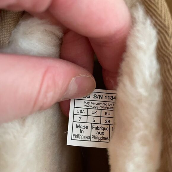 UGG Classic Mini Side Logo II Chestnut Women Size 7 - Picture 12 of 15